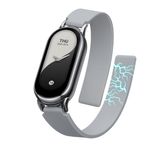 Laptop, Telefoane si Tablete - Wearables si gadgeturi - Wearables - Accesorii wearables - Curea Kwmobile pentru Xiaomi Smart Band 10, Smart Band 9, Smart Band 8, inchidere magnetica, silicon, albastru - Infinity.ro