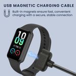 Laptop, Telefoane si Tablete - Wearables si gadgeturi - Wearables - Accesorii wearables - Cablu alimentare Kwmobile pentru Amazfit Band 7, incarcare, USB-C, plastic, negru - Infinity.ro