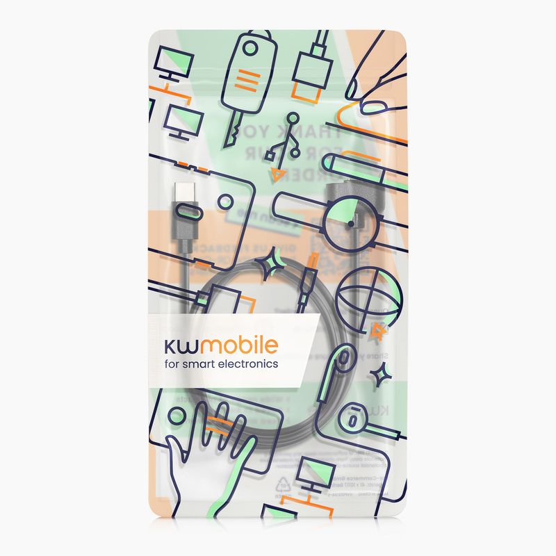 Laptop, Telefoane si Tablete - Wearables si gadgeturi - Wearables - Accesorii wearables - Cablu alimentare Kwmobile pentru Amazfit Band 7, incarcare, USB-C, plastic, negru - Infinity.ro