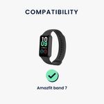 Laptop, Telefoane si Tablete - Wearables si gadgeturi - Wearables - Accesorii wearables - Cablu alimentare Kwmobile pentru Amazfit Band 7, incarcare, USB-C, plastic, negru - Infinity.ro