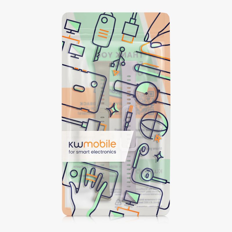 Laptop, Telefoane si Tablete - Wearables si gadgeturi - Wearables - Accesorii wearables - Set 2 curele pentru bratara fitness Kwmobile pentru Huawei Band 11, Band 11 Pro, curea reglabila, silicon, mov, verde - Infinity.ro