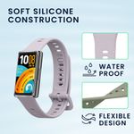 Laptop, Telefoane si Tablete - Wearables si gadgeturi - Wearables - Accesorii wearables - Set 2 curele pentru bratara fitness Kwmobile pentru Huawei Band 11, Band 11 Pro, curea reglabila, silicon, mov, verde - Infinity.ro