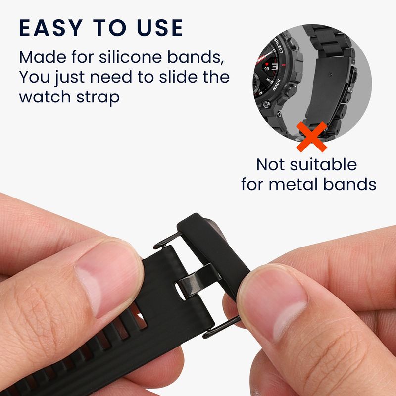 Laptop, Telefoane si Tablete - Wearables si gadgeturi - Wearables - Accesorii wearables - Set 10 curele pentru smartwatch Kwmobile, curea reglabila, silicon, multicolor - Infinity.ro