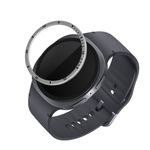 Laptop, Telefoane si Tablete - Wearables si gadgeturi - Wearables - Accesorii wearables - Rama smartwatch Kwmobile pentru Samsung Galaxy Watch 8 (44 mm), antizgarieturi, antipraf, aluminiu, argintiu, negru - Infinity.ro