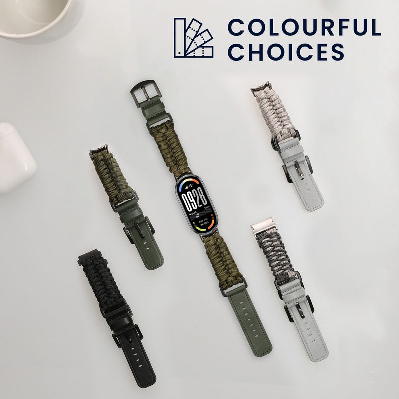 Laptop, Telefoane si Tablete - Wearables si gadgeturi - Wearables - Accesorii wearables - Curea smartwatch Kwmobile pentru Garmin 22 mm Fenix 8 47 mm, Tactix 8 47 mm, Instinct 45 mm, Epix, nailon, negru - Infinity.ro