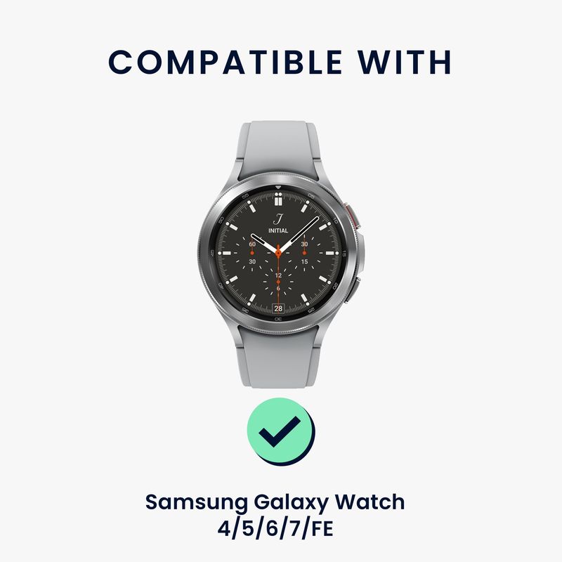 Laptop, Telefoane si Tablete - Wearables si gadgeturi - Wearables - Accesorii wearables - Curea Kwmobile pentru Samsung Galaxy Watch 4, Galaxy Watch 5, Galaxy Watch 6, Galaxy Watch 7, reglabila, nailon, bej/gri - Infinity.ro