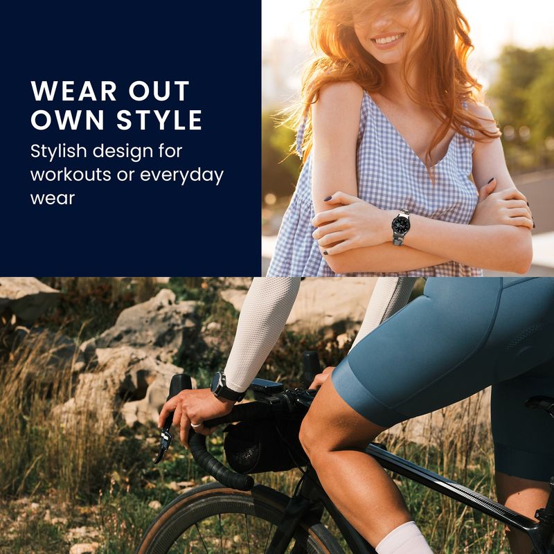 Laptop, Telefoane si Tablete - Wearables si gadgeturi - Wearables - Accesorii wearables - Curea Kwmobile pentru Samsung Galaxy Watch 4, Galaxy Watch 5, Galaxy Watch 6, Galaxy Watch 7, reglabila, nailon, bej/gri - Infinity.ro
