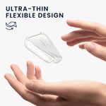 Laptop, Telefoane si Tablete - Wearables si gadgeturi - Wearables - Accesorii wearables - Set 2 huse smartwatch Kwmobile pentru Xiaomi Redmi Watch 4, antizgarieturi, flexibil, silicon, transparent, argintiu - Infinity.ro