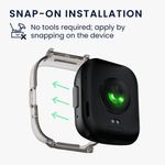 Laptop, Telefoane si Tablete - Wearables si gadgeturi - Wearables - Accesorii wearables - Set 2 huse pentru smartwatch Kwmobile pentru Xiaomi Redmi Watch 3 Active, protectie la apa, silicon, roz - Infinity.ro