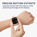 Laptop, Telefoane si Tablete - Wearables si gadgeturi - Wearables - Accesorii wearables - Set 2 huse pentru smartwatch Kwmobile pentru Xiaomi Redmi Watch 3 Active, protectie la apa, silicon, roz - Infinity.ro