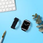 Laptop, Telefoane si Tablete - Wearables si gadgeturi - Wearables - Accesorii wearables - Set 2 curele pentru smartwatch Kwmobile pentru Huawei Watch D2, curea reglabila, nailon, negru, albastru - Infinity.ro
