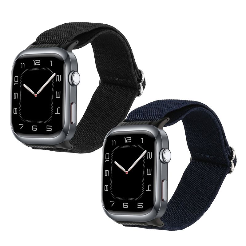Laptop, Telefoane si Tablete - Wearables si gadgeturi - Wearables - Accesorii wearables - Set 2 curele pentru smartwatch Kwmobile pentru Huawei Watch D2, curea reglabila, nailon, negru, albastru - Infinity.ro