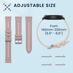 Laptop, Telefoane si Tablete - Wearables si gadgeturi - Wearables - Accesorii wearables - Set 2 curele pentru smartwatch Kwmobile pentru Ruimen H1, D1, curea reglabila, silicon, mov, roz - Infinity.ro