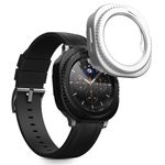 Laptop, Telefoane si Tablete - Wearables si gadgeturi - Wearables - Accesorii wearables - Set 2 huse smartwatch Kwmobile pentru Samsung Galaxy Watch 8 Classic (46 mm), sticla temperata, plastic, negru, argintiu - Infinity.ro