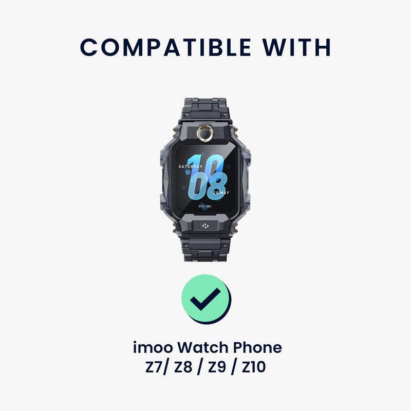 Laptop, Telefoane si Tablete - Wearables si gadgeturi - Wearables - Accesorii wearables - Cablu alimentare Kwmobile pentru imoo Watch Phone Z7, Z8, Z9, Z10, incarcare, plastic, negru - Infinity.ro
