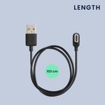 Laptop, Telefoane si Tablete - Wearables si gadgeturi - Wearables - Accesorii wearables - Cablu alimentare Kwmobile pentru imoo Watch Phone Z7, Z8, Z9, Z10, incarcare, plastic, negru - Infinity.ro