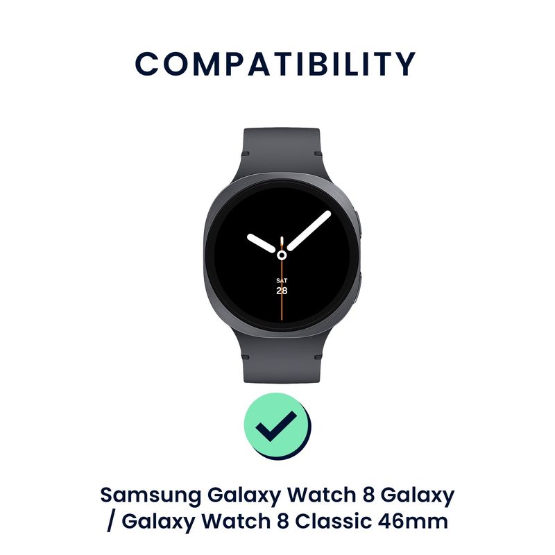 Laptop, Telefoane si Tablete - Wearables si gadgeturi - Wearables - Accesorii wearables - Set 2 curele smartwatch Kwmobile pentru Samsung Galaxy Watch 8, silicon, negru, gri, negru, portocaliu - Infinity.ro