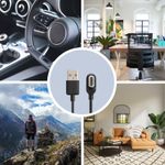 Laptop, Telefoane si Tablete - Wearables si gadgeturi - Wearables - Accesorii wearables - Cablu alimentare Kwmobile pentru imoo Watch Phone Z7, Z8, Z9, Z10, incarcare, plastic, negru - Infinity.ro