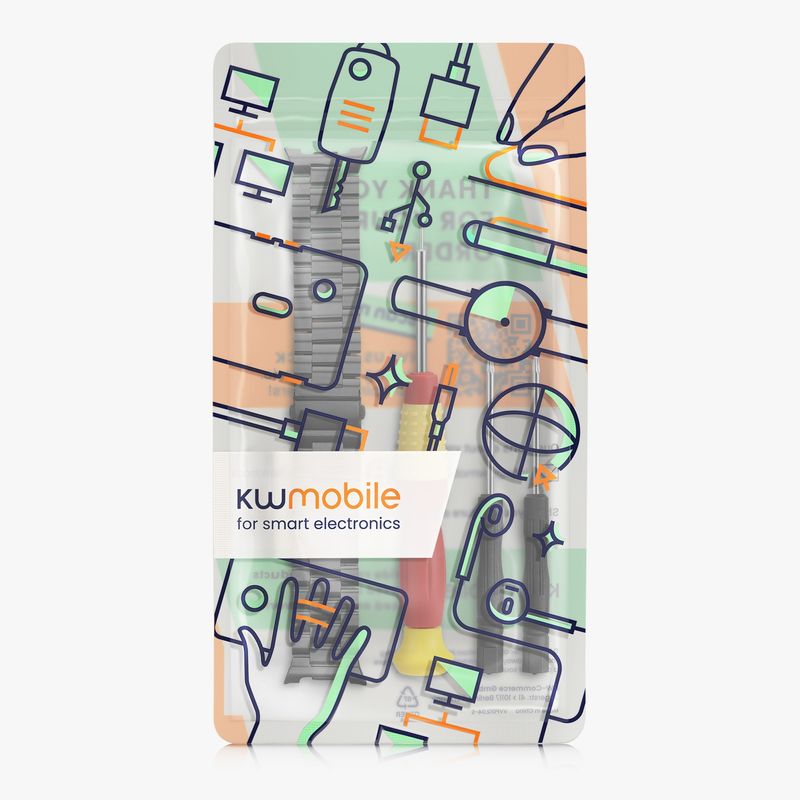 Laptop, Telefoane si Tablete - Wearables si gadgeturi - Wearables - Accesorii wearables - Curea smartwatch Kwmobile pentru Samsung Galaxy Watch 8, Galaxy Watch 8 Classic 46 mm, reglabila, otel inoxidabil, negru - Infinity.ro