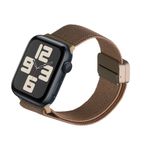 Laptop, Telefoane si Tablete - Wearables si gadgeturi - Wearables - Accesorii wearables - Curea pentru smartwatch Kwmobile pentru Apple Watch SE 40 mm, Watch Series 3-9 40 mm, inchidere magnetica, nailon, bej - Infinity.ro
