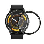 Laptop, Telefoane si Tablete - Wearables si gadgeturi - Wearables - Accesorii wearables - Set 2 folii de protectie pentru smartwatch Kwmobile pentru Garmin Venu 3, anti-amprenta, PET, transparent - Infinity.ro