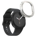 Laptop, Telefoane si Tablete - Wearables si gadgeturi - Wearables - Accesorii wearables - Set 2 huse smartwatch Kwmobile pentru Samsung Galaxy Watch 8 (40 mm), antizgarieturi, flexibil, silicon, negru, argintiu - Infinity.ro