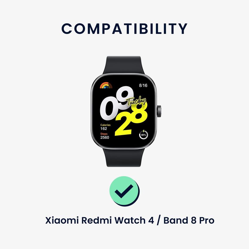 Laptop, Telefoane si Tablete - Wearables si gadgeturi - Wearables - Accesorii wearables - Curea smartwatch Kwmobile pentru Xiaomi Smart Band 8 Pro, Band 9 Pro, Redmi Watch 5, Redmi Watch 4, silicon, bej, verde - Infinity.ro