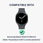 Laptop, Telefoane si Tablete - Wearables si gadgeturi - Wearables - Accesorii wearables - Set 2 rame pentru smartwatch Kwmobile pentru Samsung Galaxy Watch 8 (40 mm), antizgarieturi, plastic, negru, argintiu - Infinity.ro