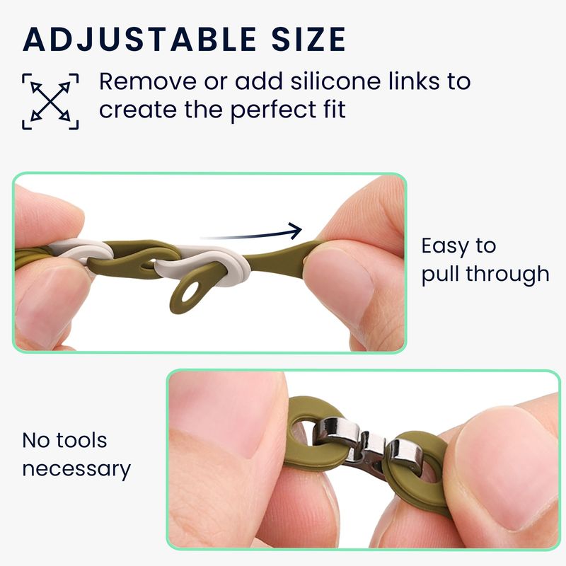 Laptop, Telefoane si Tablete - Wearables si gadgeturi - Wearables - Accesorii wearables - Curea smartwatch Kwmobile pentru Xiaomi Smart Band 8 Pro, Band 9 Pro, Redmi Watch 5, Redmi Watch 4, silicon, bej, verde - Infinity.ro