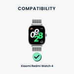 Laptop, Telefoane si Tablete - Wearables si gadgeturi - Wearables - Accesorii wearables - Set 2 curele pentru smartwatch Kwmobile pentru Xiaomi Redmi Watch 4, protectie la zgarieturi, silicon, multicolor - Infinity.ro