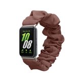 Laptop, Telefoane si Tablete - Wearables si gadgeturi - Wearables - Accesorii wearables - Curea pentru smartwatch Kwmobile pentru Samsung Galaxy Fit 3, material flexibil, bumbac, mov - Infinity.ro