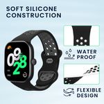 Laptop, Telefoane si Tablete - Wearables si gadgeturi - Wearables - Accesorii wearables - Set 2 curele pentru smartwatch Kwmobile pentru Xiaomi Redmi Watch 4, protectie la zgarieturi, silicon, multicolor - Infinity.ro