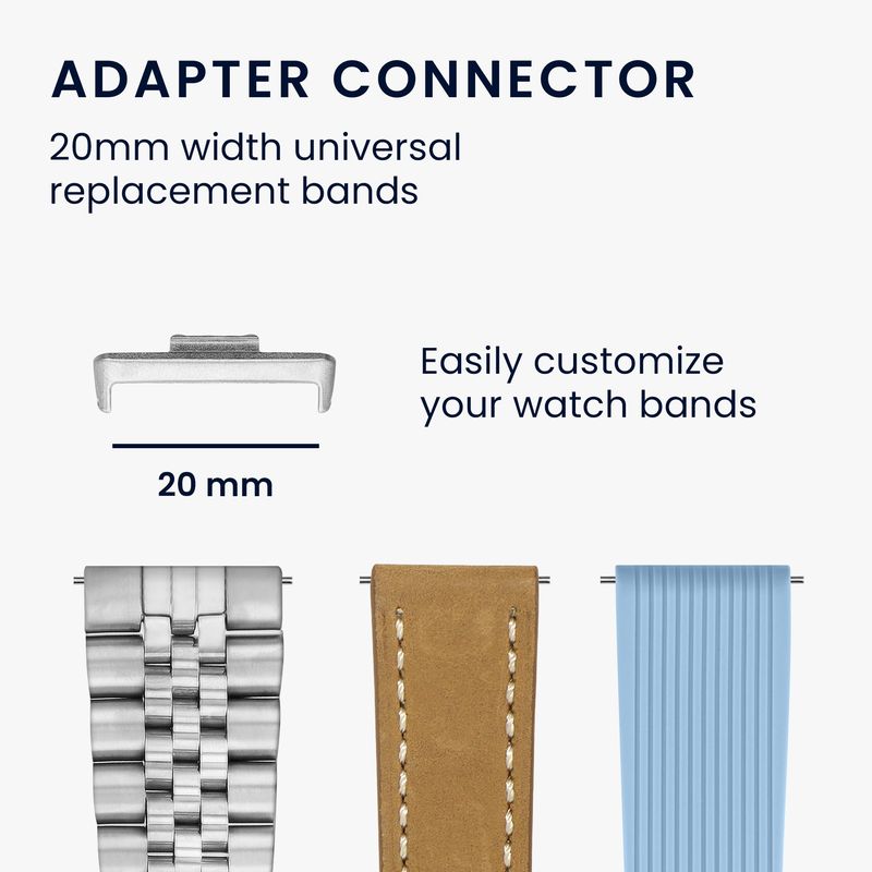 Laptop, Telefoane si Tablete - Wearables si gadgeturi - Wearables - Accesorii wearables - Set 4 adaptoare Kwmobile pentru Huawei Watch Fit 3, Watch Fit 4, montare rapida, otel inoxidabil, negru - Infinity.ro
