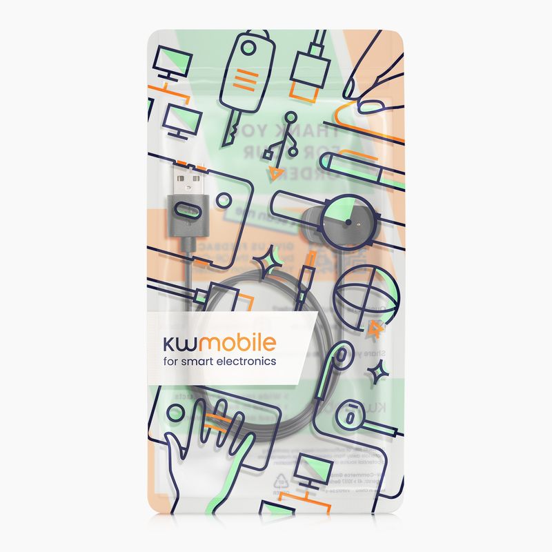 Laptop, Telefoane si Tablete - Wearables si gadgeturi - Wearables - Accesorii wearables - Cablu alimentare Kwmobile pentru Amazfit Bip 5, GTR Mini, Active, Active Edge, incarcare, plastic, negru - Infinity.ro