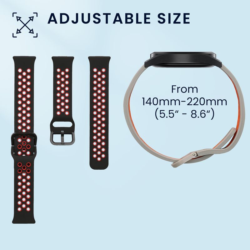 Laptop, Telefoane si Tablete - Wearables si gadgeturi - Wearables - Accesorii wearables - Set 2 curele pentru smartwatch Kwmobile pentru Huawei Watch Fit 3, curea reglabila, silicon, multicolor - Infinity.ro