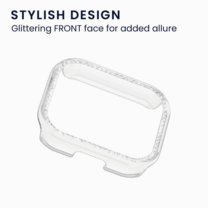 Laptop, Telefoane si Tablete - Wearables si gadgeturi - Wearables - Accesorii wearables - Set 2 rame pentru smartwatch Kwmobile pentru Xiaomi Redmi Watch 5 Active, antizgarieturi, plastic, transparent, negru - Infinity.ro
