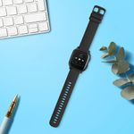 Laptop, Telefoane si Tablete - Wearables si gadgeturi - Wearables - Accesorii wearables - Curea pentru smartwatch Kwmobile pentru Garmin Venu Sq Music, Sq, curea reglabila, silicon, negru - Infinity.ro