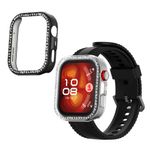 Laptop, Telefoane si Tablete - Wearables si gadgeturi - Wearables - Accesorii wearables - Set 2 rame pentru smartwatch Kwmobile pentru Huawei Watch Fit 4 Pro, antizgarieturi, plastic, transparent, negru - Infinity.ro