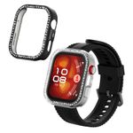 Laptop, Telefoane si Tablete - Wearables si gadgeturi - Wearables - Accesorii wearables - Set 2 rame pentru smartwatch Kwmobile pentru Huawei Watch Fit 4 Pro, antizgarieturi, plastic, transparent, negru - Infinity.ro