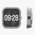 Laptop, Telefoane si Tablete - Wearables si gadgeturi - Wearables - Accesorii wearables - Set 2 huse smartwatch Kwmobile pentru Xiaomi Redmi Watch 4, antizgarieturi, flexibil, silicon, negru, argintiu - Infinity.ro