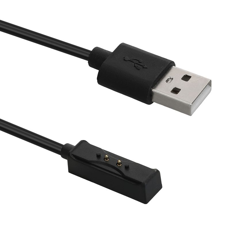 Laptop, Telefoane si Tablete - Wearables si gadgeturi - Wearables - Accesorii wearables - Cablu alimentare Kwmobile pentru Coros Rate Monitor, incarcare, plastic, negru - Infinity.ro