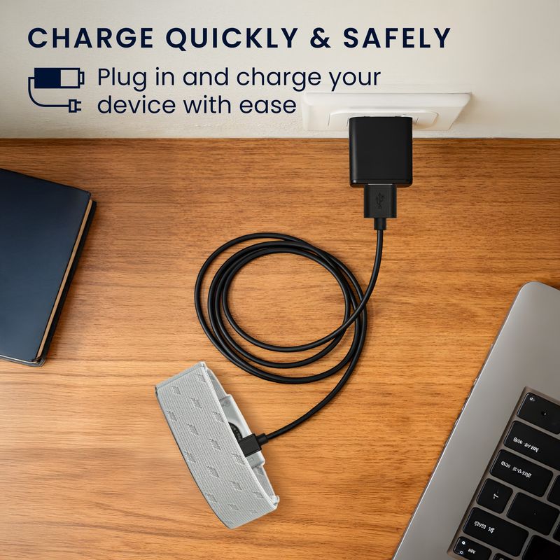 Laptop, Telefoane si Tablete - Wearables si gadgeturi - Wearables - Accesorii wearables - Cablu alimentare Kwmobile pentru Coros Rate Monitor, incarcare, plastic, negru - Infinity.ro