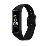 Laptop, Telefoane si Tablete - Wearables si gadgeturi - Wearables - Accesorii wearables - Curea pentru smartwatch Kwmobile pentru Samsung Galaxy Fit 2, curea reglabila, silicon, negru - Infinity.ro
