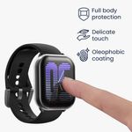 Laptop, Telefoane si Tablete - Wearables si gadgeturi - Wearables - Accesorii wearables - Set 2 huse smartwatch Kwmobile pentru Amazfit Active (A2211), antizgarieturi, flexibil, silicon, transparent, roz - Infinity.ro