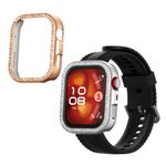 Laptop, Telefoane si Tablete - Wearables si gadgeturi - Wearables - Accesorii wearables - Set 2 rame pentru smartwatch Kwmobile pentru Huawei Watch Fit 4 Pro, antizgarieturi, plastic, argintiu, auriu - Infinity.ro