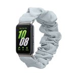 Laptop, Telefoane si Tablete - Wearables si gadgeturi - Wearables - Accesorii wearables - Curea pentru smartwatch Kwmobile pentru Samsung Galaxy Fit 3, material flexibil, bumbac, albastru - Infinity.ro