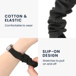 Laptop, Telefoane si Tablete - Wearables si gadgeturi - Wearables - Accesorii wearables - Curea pentru smartwatch Kwmobile pentru Samsung Galaxy Fit 3, material flexibil, bumbac, albastru - Infinity.ro