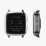 Laptop, Telefoane si Tablete - Wearables si gadgeturi - Wearables - Accesorii wearables - Set 2 huse smartwatch Kwmobile pentru Garmin Venu Sq 2 Music, Sq 2, antizgarieturi, flexibil, silicon, transparent - Infinity.ro