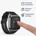 Laptop, Telefoane si Tablete - Wearables si gadgeturi - Wearables - Accesorii wearables - Set 2 huse smartwatch Kwmobile pentru Garmin Venu Sq 2 Music, Sq 2, antizgarieturi, flexibil, silicon, transparent - Infinity.ro