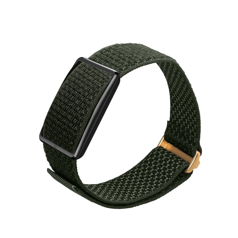 Laptop, Telefoane si Tablete - Wearables si gadgeturi - Wearables - Accesorii wearables - Curea pentru smartwatch Kwmobile pentru Polar Loop, curea reglabila, nailon, verde - Infinity.ro